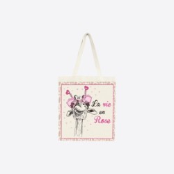 Tote bag "La vie en rose 2.0"