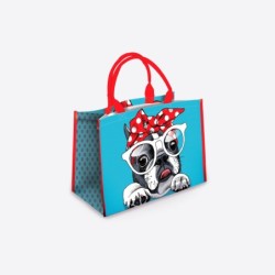 Sac Trendy "Vintage Pug"