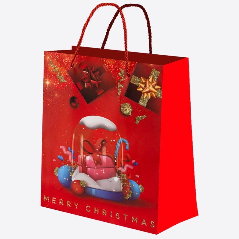 Sac cadeau "Cadeau de Noël" (grande taille)